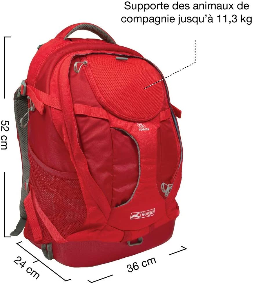 taille du sac de transport kurgo g train