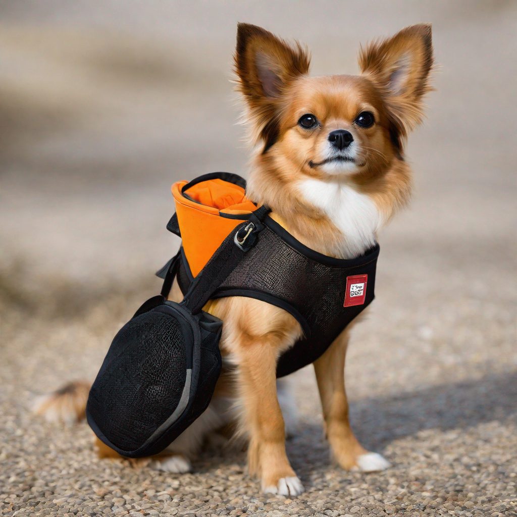 Sac bandoulière pour petit chien